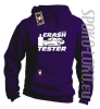 Crash Tester - bluza z kapturem męska - fioletowy
