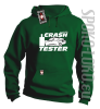 Crash Tester - bluza z kapturem męska - zielony
