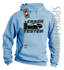 Crash Tester - bluza z kapturem męska - błękitny
