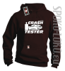 Crash Tester - bluza z kapturem męska - brązowy