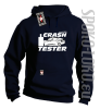 Crash Tester - bluza z kapturem męska - granatowy