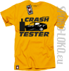 Crash Tester  - koszulka męska - żółty