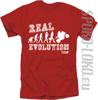 REAL EVOLUTION MOTORCYCLES - koszulka męska