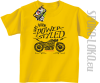 Motor I was born power styled - Koszulka dziecięca żółta
