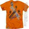 Diving Fanatics - koszulka męska - Pomarańczowy