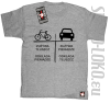 Auto-Rower Zużywa tłuszcz odkłada pieniądze - Koszulka dziecięca melanż