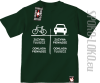 Auto-Rower Zużywa tłuszcz odkłada pieniądze - Koszulka dziecięca butelka