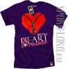 HEARTBREAKER Spoko LOKO - koszulka męska z nadrukiem fioletowa