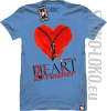 HEARTBREAKER Spoko LOKO - koszulka męska z nadrukiem błękitna