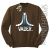 VADER STAR ATARI STYLE - Bluza STANDARD brąz