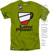 LOW POWER - Koszulka męska kiwi