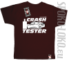 Crash Tester  - koszulka dziecięca- brązowy