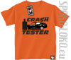 Crash Tester  - koszulka dziecięca - pomarańczowy