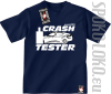 Crash Tester  - koszulka dziecięca - granatowy