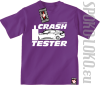 Crash Tester  - koszulka dziecięca- fioletowy