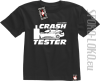 Crash Tester  - koszulka dziecięca - czarny