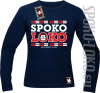 SPOKO LOKO KOLEKCYJA MONKEY - longsleeve męski granat