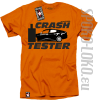 Crash Tester  - koszulka męska - pomarańczowy