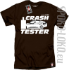 Crash Tester  - koszulka męska - brązowy