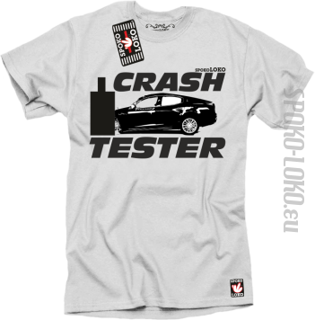 Crash Tester  - koszulka męska - biały