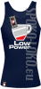 LOW POWER - Top damski granat