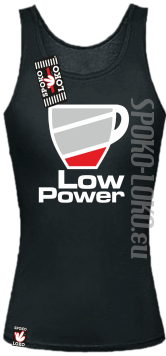 LOW POWER - Top damski czarny