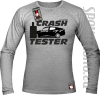 Crash Tester - longsleeve męski - melanżowy