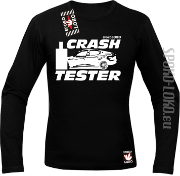 Crash Tester - longsleeve męski - czarny