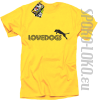LoveDogs - Koszulka męska żółty