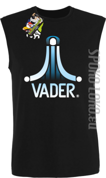 VADER STAR ATARI STYLE - Bezrękawnik męski czarna