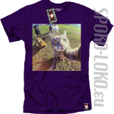Kot Selfie Foto - koszulka męska