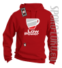 LOW POWER - Bluza z kapturem  red