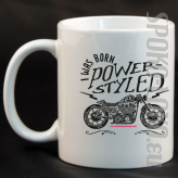 Motor I was born power styled - Kubek ceramiczny