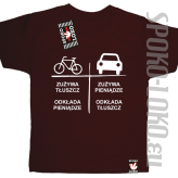 Auto-Rower Zużywa tłuszcz odkłada pieniądze - Koszulka dziecięca