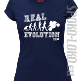 REAL EVOLUTION MOTORCYCLES - koszulka damska